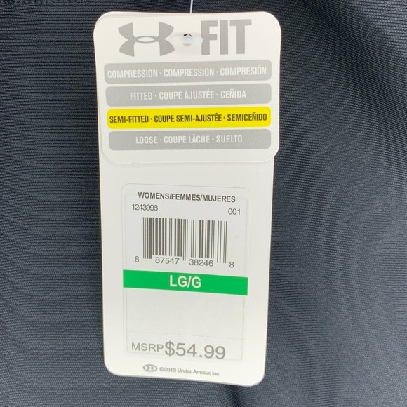 NWT Large Under Armour Semi-Fitted Polo Heat Gear - Picture 4 of 5